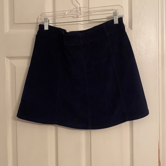 Urban Outfitters Navy corduroy mini skirt - Picture 2 of 2